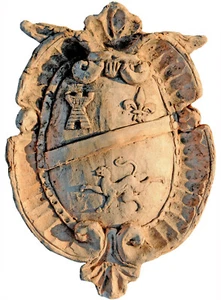 Stemma in terracotta di ns produzione - Our production coat of arms 8500 - Imagen 1 de 1