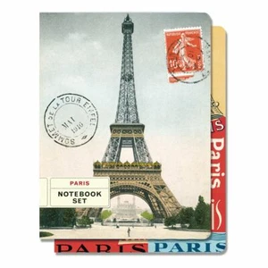 Cavallini - Juego de 2 Cuadernos 5,5x7,25ins - Torre Eiffel de París - 96 Páginas - Imagen 1 de 3