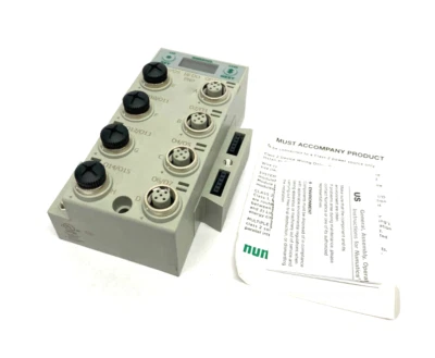 Numatics 240-207 Digital I/O Module 16x PNP Output 5-Pin M12 Ports - Image 1 of 4