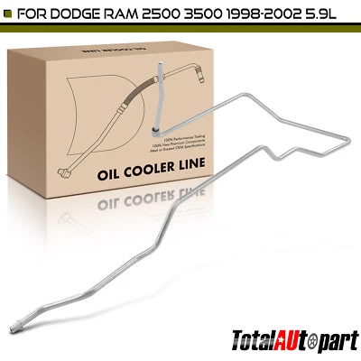 Manguera de enfriador de aceite de transmisión automática para Dodge Ram 2500 3500 1998-2002 5,9 L Foto 1 de 4