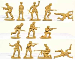 Matchbox WWII Afrika Korps - 15 54mm unpainted figures mint in sealed bag - Picture 1 of 1