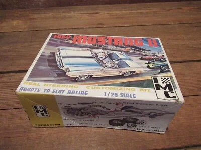Vintage IMC 1963 Ford Mustang II Concept Car 1/25 Model Kit - PARTS! - Image 1 of 4