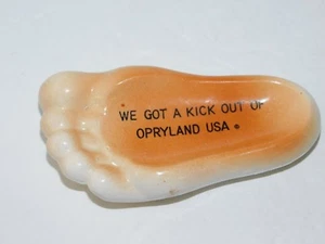 Opryland Souvenir Nashville TN Change Holder Dish Foot Shaped Opry Land Park - Bild 1 von 8