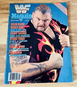 WWF Magazine November 1987 – Bam Bam Bigelow Cover RARE Vintage WWE Collectible! - Picture 1 of 9