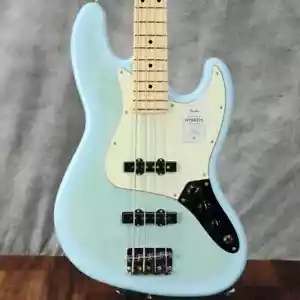 Fender Made in Japan 2024 Collection Hybrid II Jazz Bass Celeste Blue w/gig bag - Picture 1 of 8