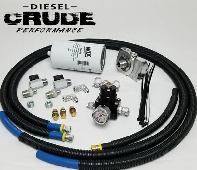 94-97 OBS Ford 7.3L Powerstroke Fuel Filter Bowl Regulated Return Kit - Image 1 of 4