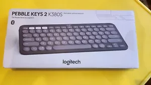 Logitech Pebble Keys 2 K380s Multi-Device Bluetooth NEW 1 YEAR WARRANTY TAX INVO - Picture 1 of 3