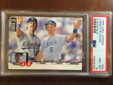 1995 Collector’s Choice — Brett / Yount / Winfield  — PSA 8 — pop 24 (all)