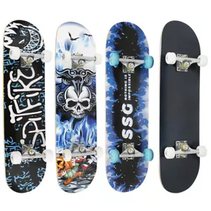 Skateboard Komplettboard Longboard Holzboard 4 Räder - Bild 1 von 27