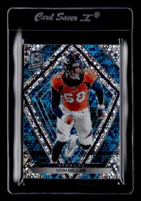 2020 Panini Spectra Neon Blue #17 Von Miller /60 - NM-MT - Image 1 of 2