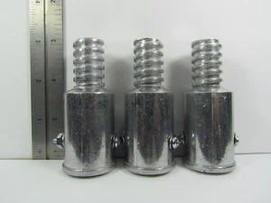 1" Pole Adapter (Buy 2 Orders - Get 1 Free) For Extension Poles, 3 Count -A - Picture 1 of 2