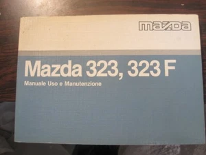GEBRAUCHS- UND WARTUNGSHEFT MAZDA 323 / 323F - Bild 1 von 1