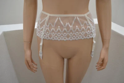 Wolford Lace Suspender Stocking Belt Straps Strumpfhalter Medium - Bild 1 von 2