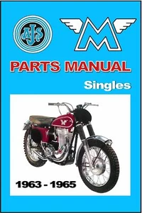 AJS MATCHLESS Parts Manual G3 18 G3C 16C G80 18 G80CS & 18CS 1963 1964 & 1965 - Picture 1 of 3
