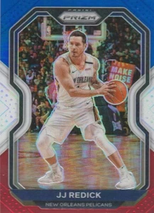 2020-21 Panini Prizm Rosso Bianco Blu JJ Redick #184 Pelicans - Foto 1 di 2