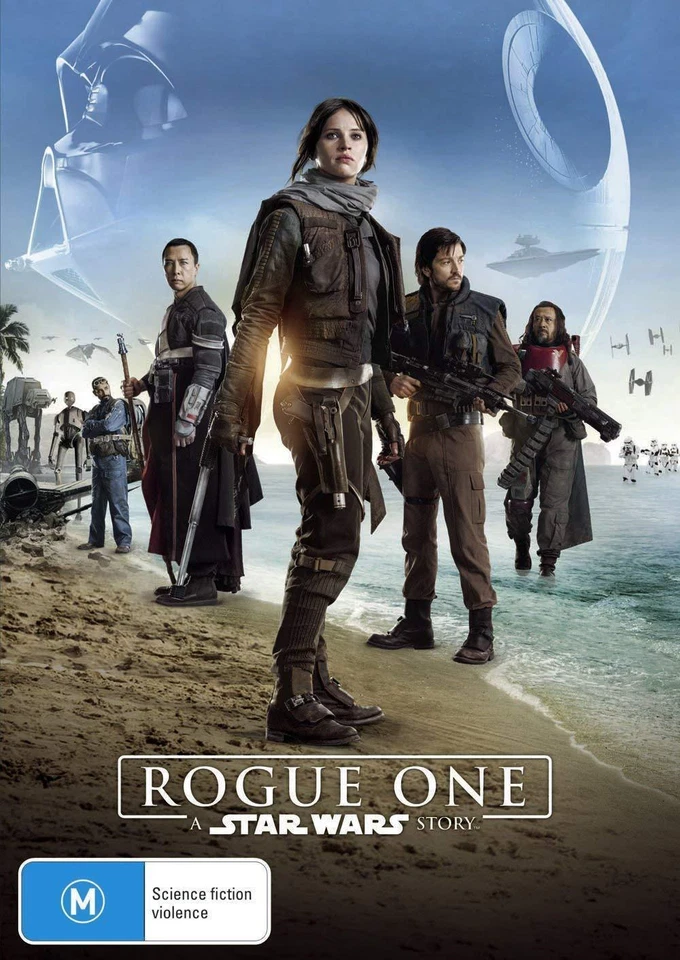 STAR WARS 3.9 (2016): ROGUE ONE: Jyn Erso - A Star Wars Story NEW Au Rg4 DVD - image 1 of 1