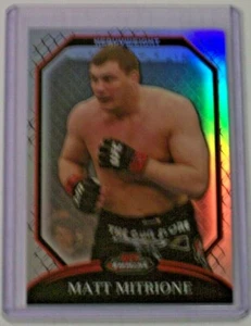 2011 Topps UFC Finest Refractor Paralelo Matt Mitrione /888 #86 Dañado - Imagen 1 de 1