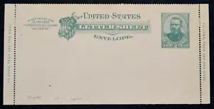 1886 US Sc. #U293 stamped letter sheet, mint entire, poor to fair condition - Picture 1 of 1