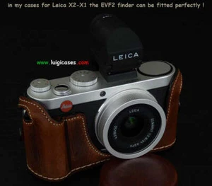 LUIGI HALF CASE+12mm STRAP for LEICA X2 and X1,DHL,REDUCED PRICE FOR READY CASES - Picture 1 of 15