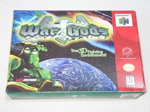 WAR GODS N64 US Version CIB Poster Cleaned Pins Nintendo 64 - Picture 1 of 6