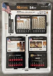 Montana Marke SXT Bohrer & Antrieb Set 54 Stück Made in USA - Bild 1 von 4