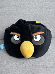 Personaje Angry Birds Bomba Negra Peluche Grande 12" Bolsa de Frijoles Relleno Juguete Niños Decoración - Imagen 1 de 5