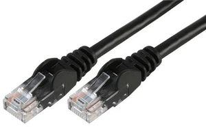 PRO SIGNAL - 0,2m Zwarte Cat5e Ethernetkabel - Afbeelding 1 van 1