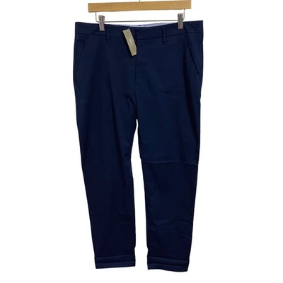 J. Crew NWT Slim Boyfriend Chino Pants Navy Blue Re-Imagined Preppy Office 31 - Image 1 of 4