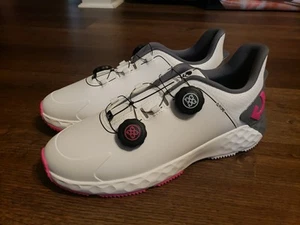 SIZE 10.5 G/FORE G/DRIVE PERFORATED GOLF SHOE GMF000040-SNO MENS NEW - Picture 1 of 9