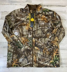 Realtree Edge Men's Scent Factor Mid Layer Camo Camouflage Jacket Size 2XL NWT - Picture 1 of 15