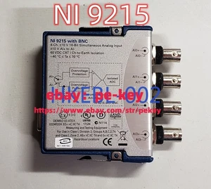 Módulo de entrada analógica National Instruments NI9215 cDAQ BNC muestreo simultáneo/PE - Imagen 1 de 4