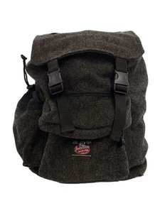 JOHNSON WOOLEN MILLS Backpack Wool GRY Herringbone - Picture 1 of 8