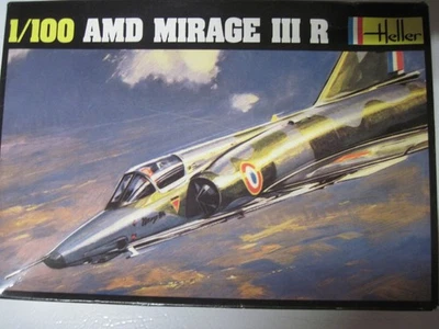 Kit modelo avión Heller 1/100 AMD Mirage III R #2 Foto 1 de 4