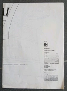 VTH 3201259 Bauplan Hai Elektro- Nurflügel - Bild 1 von 1