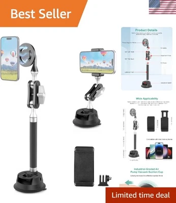 Magnetic Cell Phone Car Mount with Action Camera Adapter - Image 1 of 4