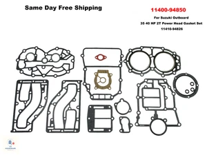 11400-94850 JUEGO DE JUNTAS DE CABEZAL DE ALIMENTACIÓN PARA SUZUKI DT40 REEMPLAZA 11410-94826 - Imagen 1 de 13