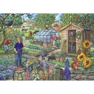 Rompecabezas de 1000 piezas The House of Puzzles At The Allotment - Imagen 1 de 8