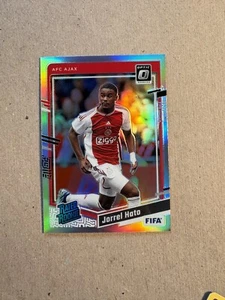 2023 Donruss Optic UEFA Holo Silver Prizm Rated Rookie Jorrel Hato Rookie Ajax - Foto 1 di 2