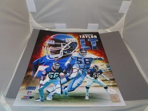 Foto firmada por Lawrence Taylor de los New York Giants 11x14 autografiada JSA certificado de autenticidad 1A - Imagen 1 de 5