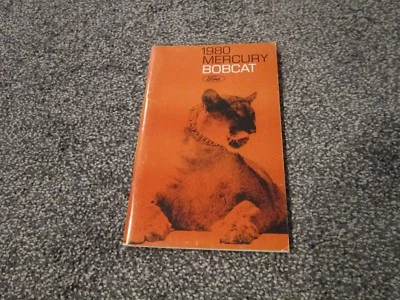 Mercury Bobcat 1980 guía del propietario manual original OEM  Foto 1 de 2