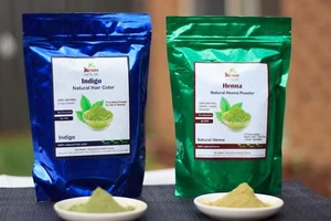 2 Kg (70.55 oz) Natural Henna & Indigo Powder for Hand,Hair & Beard - Kvaas - Picture 1 of 6