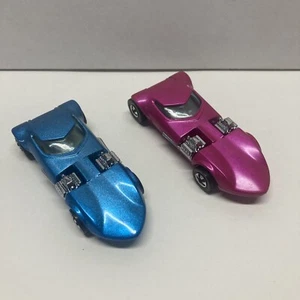 2 VINTAGE HOT WHEELS 25TH ANNIVERSARY CLASSIC Twin Mill￼ Redline 2 Shades - Picture 1 of 6