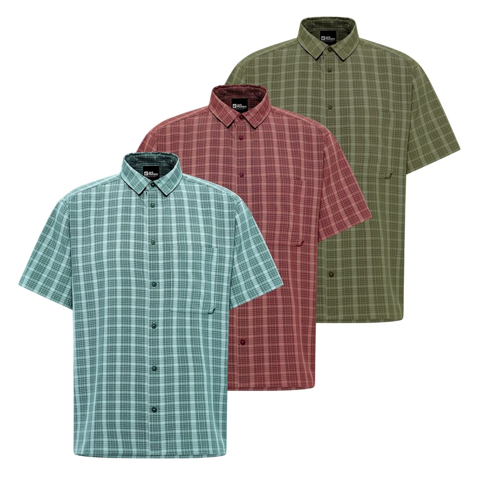 Jack Wolfskin Herren Wanderhemd Funktionshemd Freizeithemd Meseta Shirt M - Bild 1 von 1