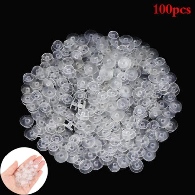 100 PIEZAS Adorno Transparente Botón de Plástico Hágalo Usted Mismo Zapato Dije Hebillas Accesorios Foto 1 de 4
