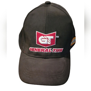 General Tire GT Adjustable Cap Hat‎ Black Red White NWOT