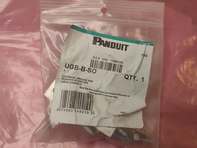 Panduit UGB-B-SO Universal Ground Bar Bonding Stand-off UGBBSO - Fast Ship - Image 1 of 2