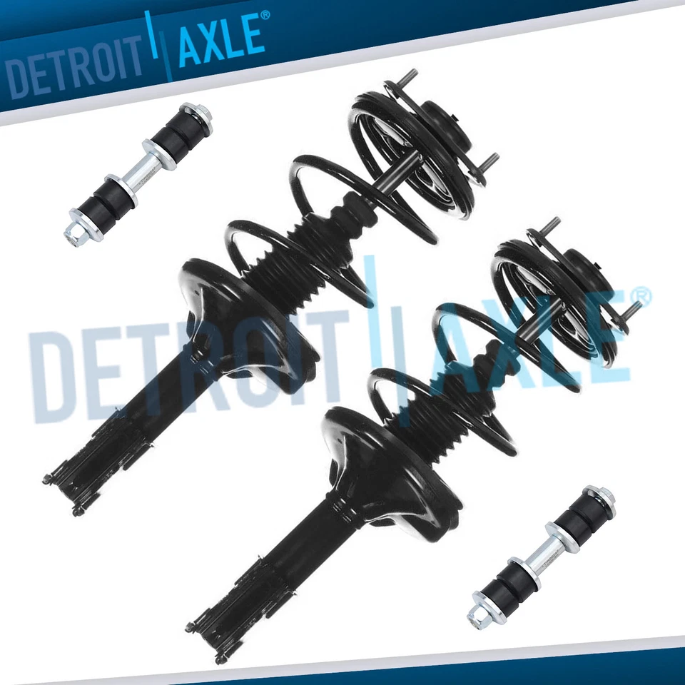 FWD Front Struts w/ Coil Spring Sway Bar Links Kit for 2004 Mitsubishi Lancer — 第 1/4 张图片