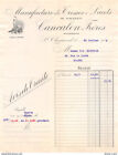 FACT  1922 MANUFACT DE TRESSES ET LACETS CANCALON FRERES A ST CHAMOND-BERTHOLY