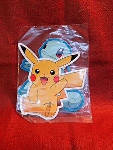 Pegatina Pokémon Jumbo 2 piezas - Pikachu y Squirtle - Imagen 1 de 2