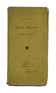 1893 JUHANI AHO Finnish Literature SQUIRE HELLMAN 1st Edition in English - Picture 1 of 2
